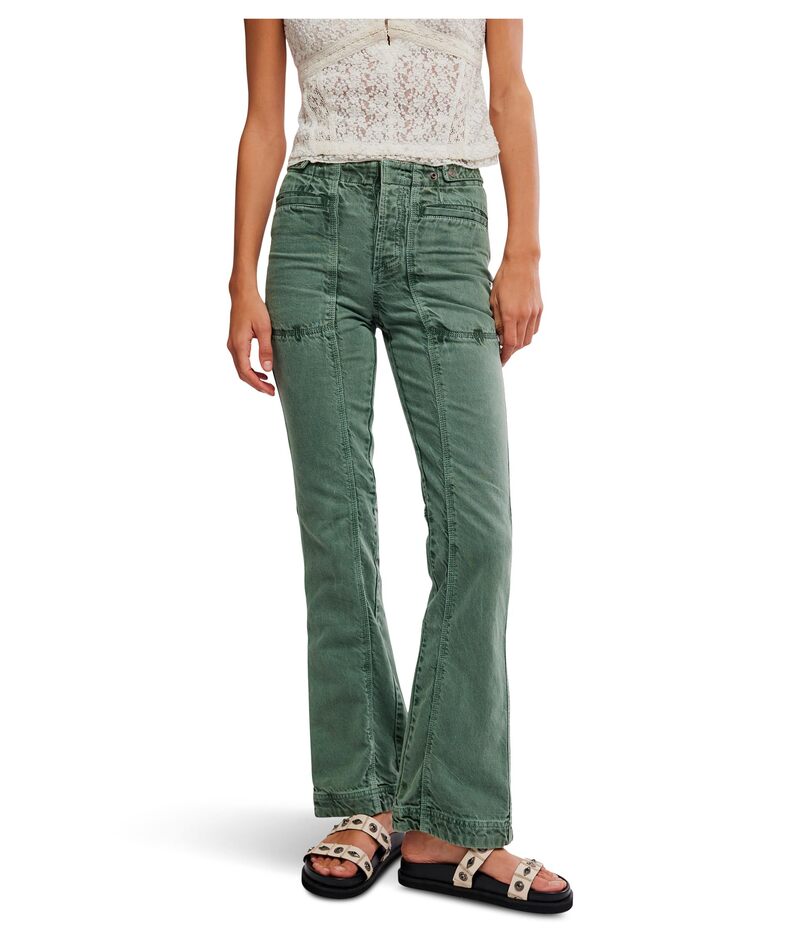 フリーピープル レディース ボトムス ジーンズズボン下 ブーツとり捨てる ブーツ Free People Venus Bootcut Forest Run フォレスト