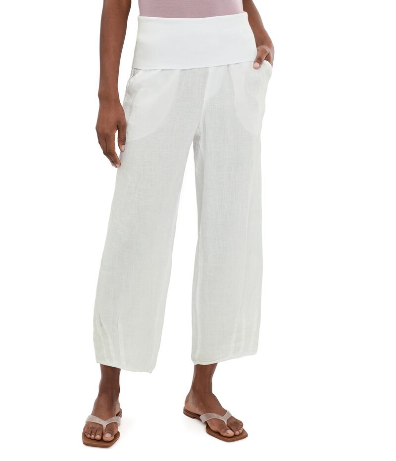 エックスシーブイアイ レディース ボトムス 心地好いズボン下 XCVI Vasco Crop White 白いこと