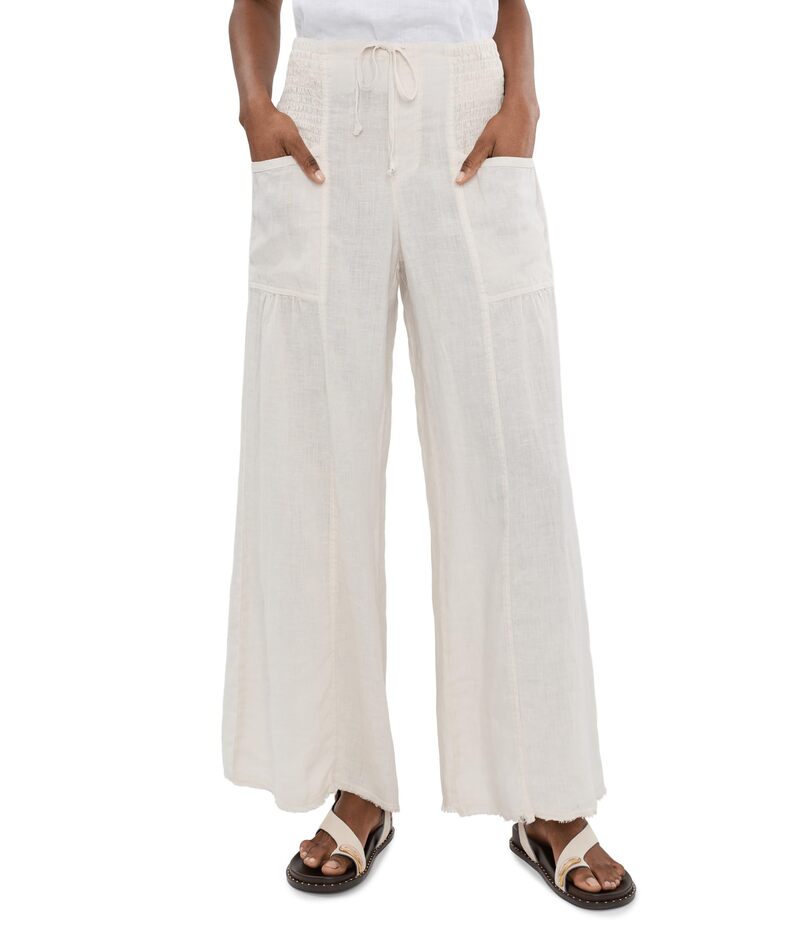 エックスシーブイアイ レディース ボトムス 心地よいズボン下 ワイドレッグ XCVI Coleson Wide Leg Sonic Silver しろがね色