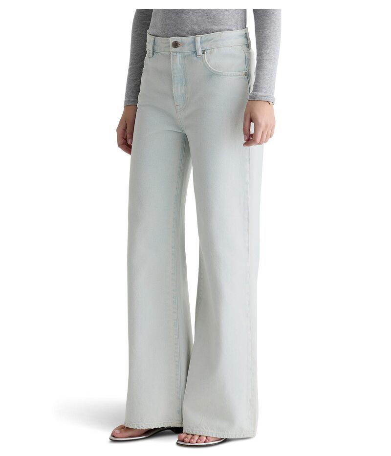 エージーデニム レディース ボトムス ジーンズズボン下 ワイドレッグ AG Jeansaige Mid-Rise Wide Leg インチ Luminance