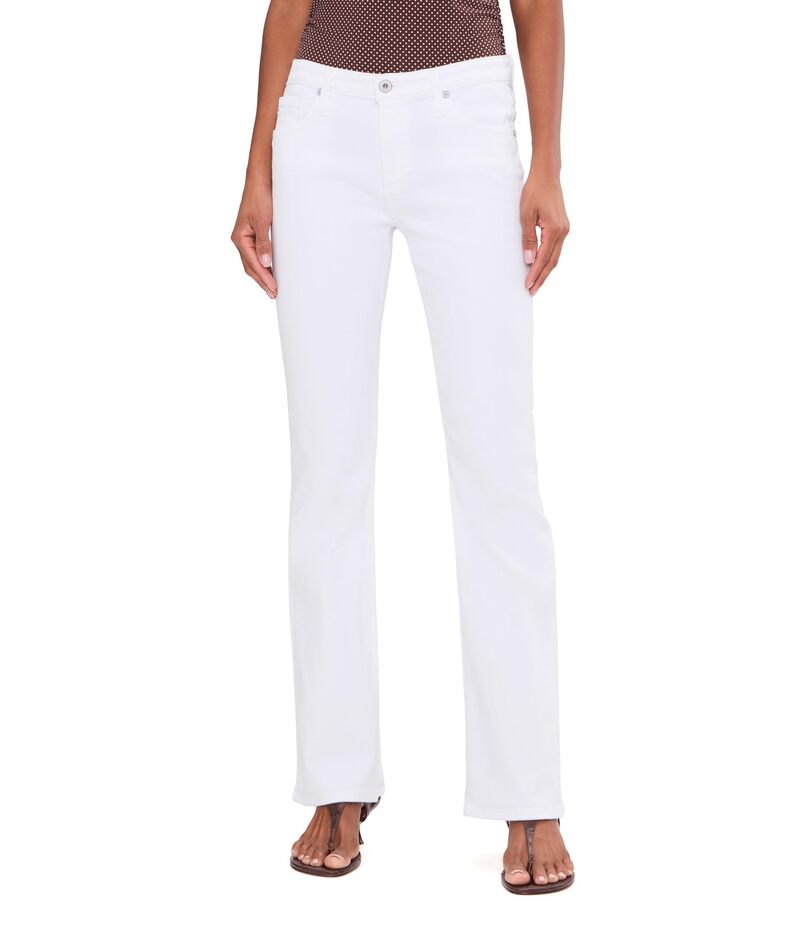 エージーデニム レディース ボトムス ジーンズズボン下 ブーツとり捨てる ローライズ ブーツ AG Jeans Angelow Rise Bootcut インチ Gallery White 白いこと