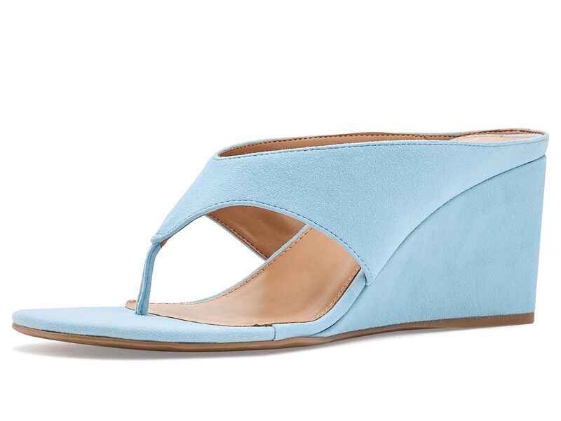 目じるし・フィッシャー レディース シューズ 踵 Marc Fisher LTD Udena Light Blue Suede 青み