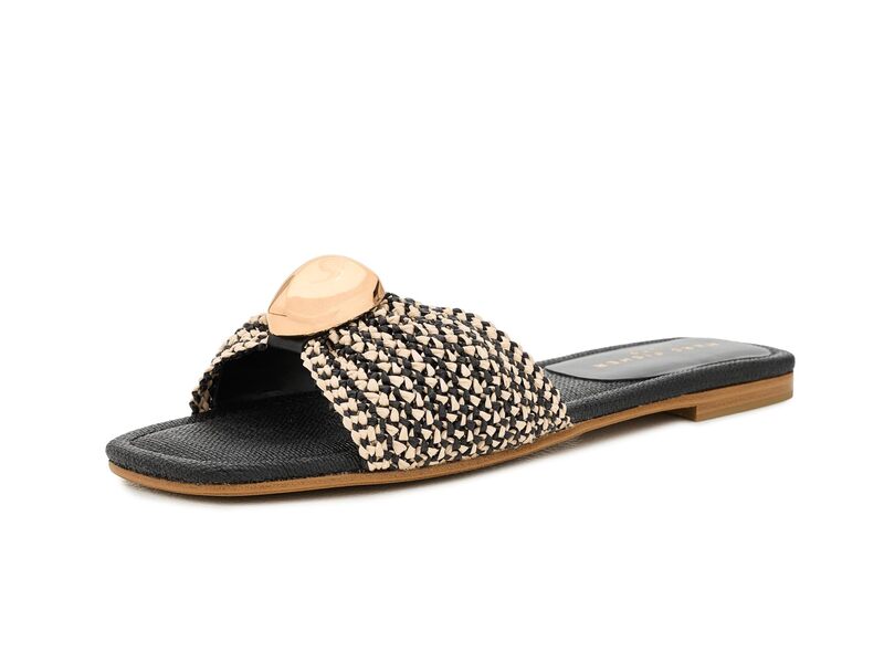 目じるし・フィッシャー レディース シューズ サンダル Marc Fisher LTD Nalena Black/Beige Multi 黒いこと