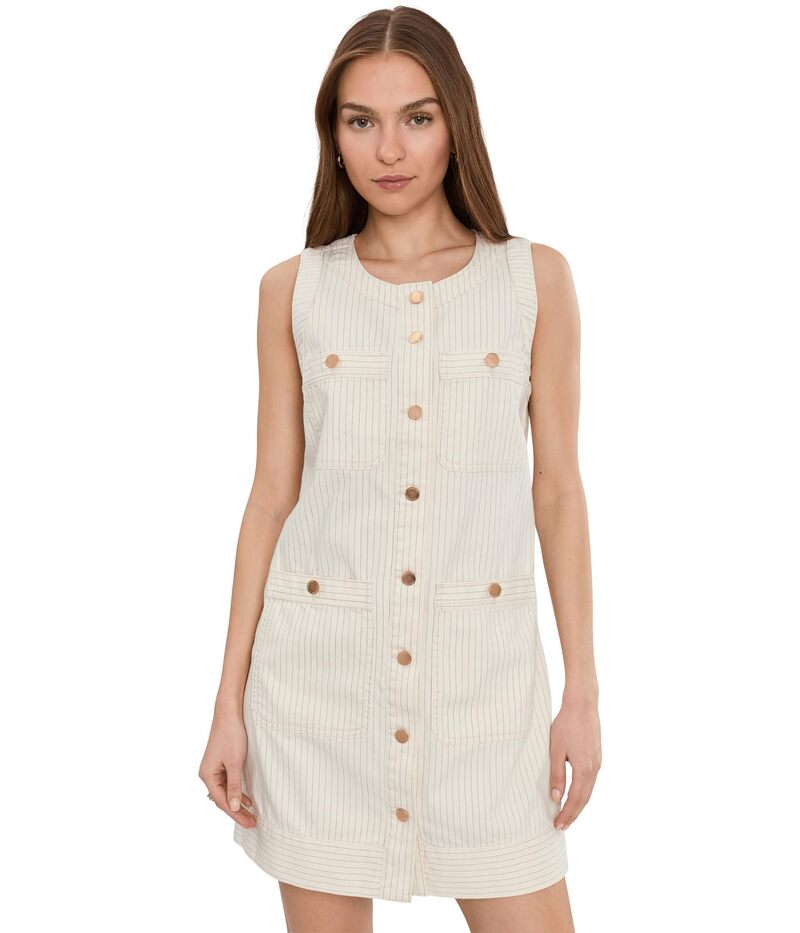 リヴァプール 天使の都市 レディース トップス 衣装 Liverpoolos Angeles Patch Pocket Shift Dress Nautical Stripe 縞模様