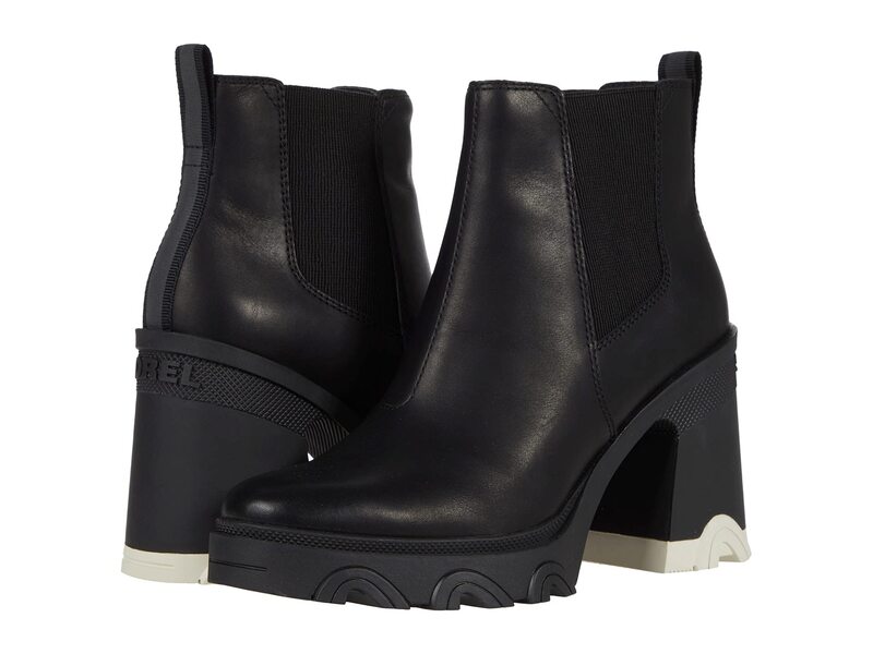 ソレル レディース シューズ ブーツ・レインブーツ チェルシー 踵 SOREL Brex Heel Chelsea Black/Black 黒いこと