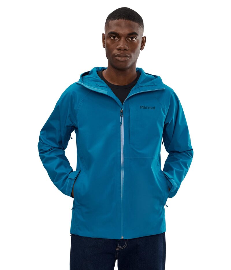 モルモット メンズ アウター 厚地の外套 上衣 Marmot Waypoint GORE-TEX Jacket Nautical Blue 青色
