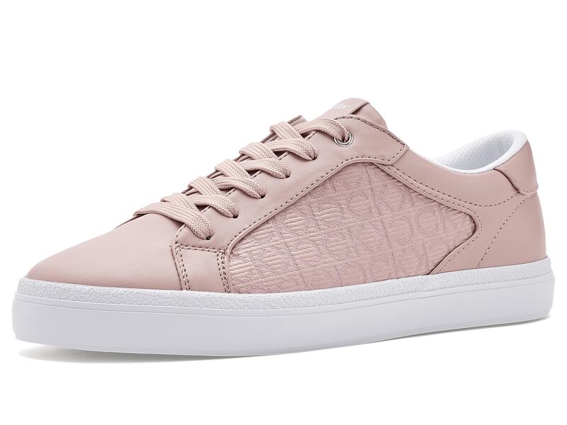 カルバンクライン レディース シューズ スニーカー Calvin Klein Carlise Medium Pink Logo サクラ色