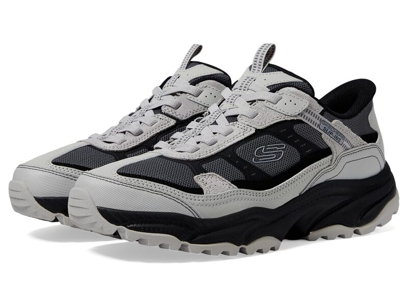 スケッチャーズ メンズ シューズ スニーカー SKECHERS Vigor AT Hands Free Slip-In Sneakers Gray/Black 黒いこと