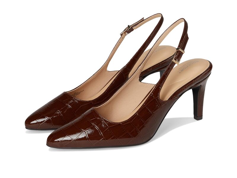 鍵を掛ける界面 レディース シューズ ブーツ・レインブーツ Rockport Jolie Medium Brown Croco 赤銅色