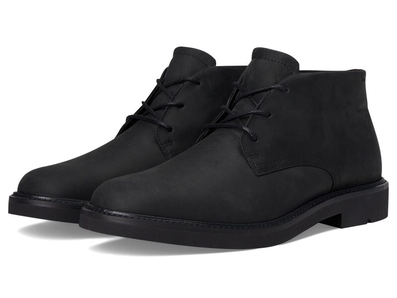 残響音 メンズ シューズ ブーツ・レインブーツ スピード競技 ECCO London Lace Up Waterproof Chukka Boots Black Nubuck 黒いこと