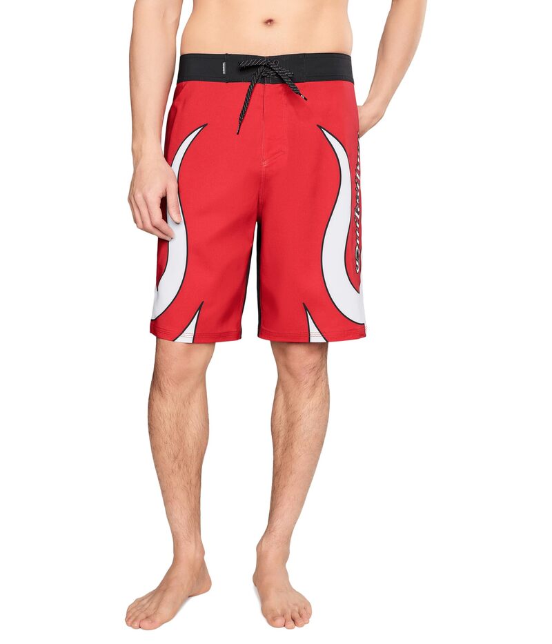 クイックしろがね色 メンズ 海水着 二分の一ズボン下・さる股引き 遊撃手ズボン下 Quiksilver Mercury Trident 21 Boardshortsalsa