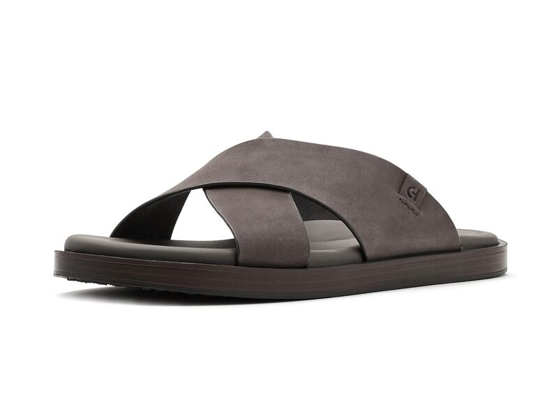 電話を掛けるハーン メンズ シューズ サンダル Cole Haan Grand Neoclassicrosstrap Castlerock Nubuck
