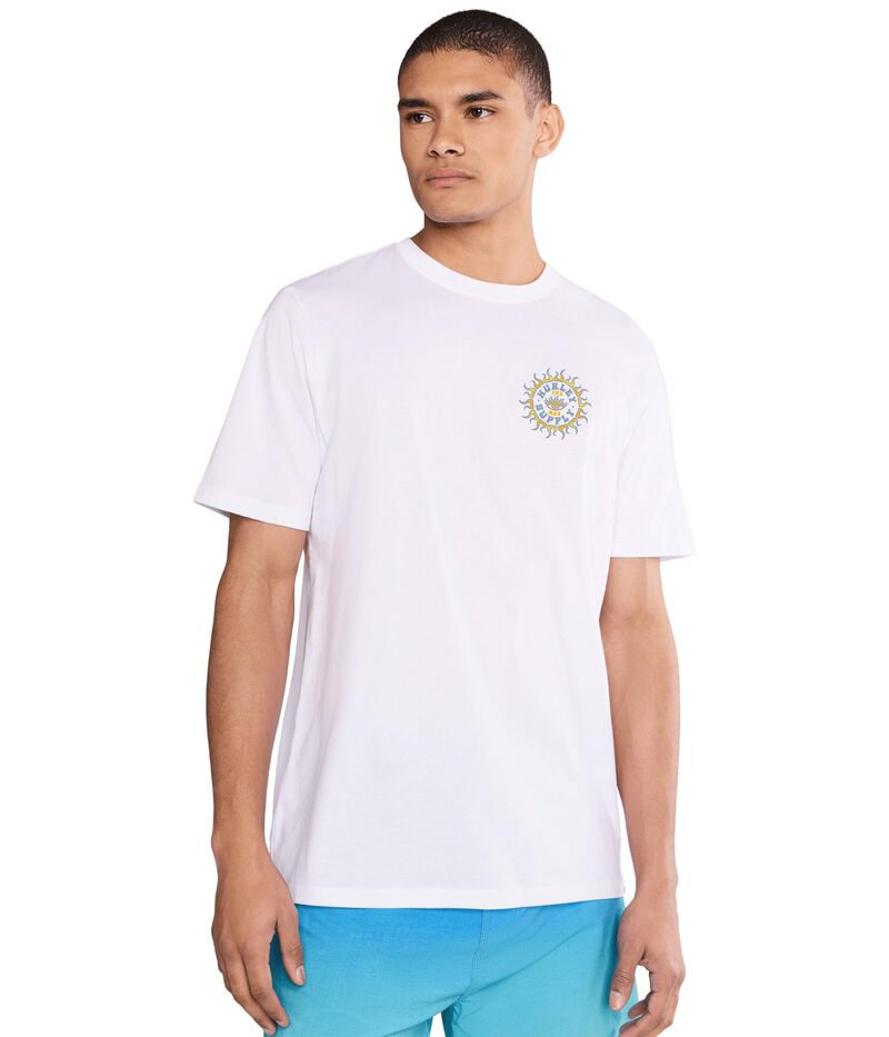 ハーレー メンズ トップス プルオーバー Hurley All Seeing Short Sleeve White 白いこと