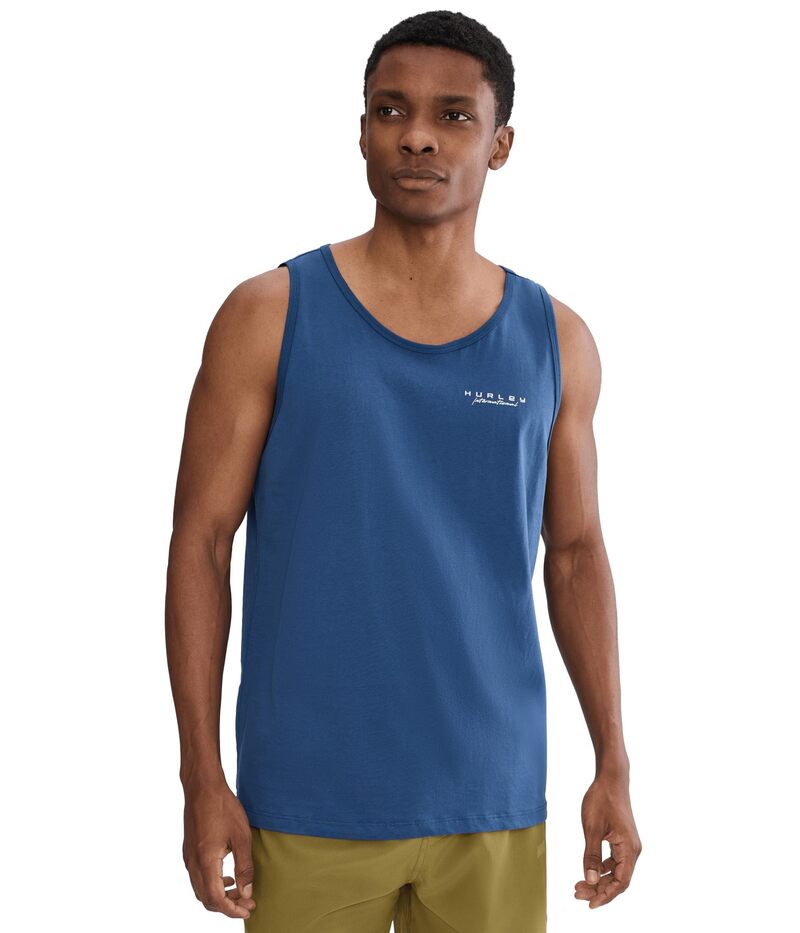 ハーレー メンズ トップス プルオーバー Hurley Midnight Palm Tank Abyss