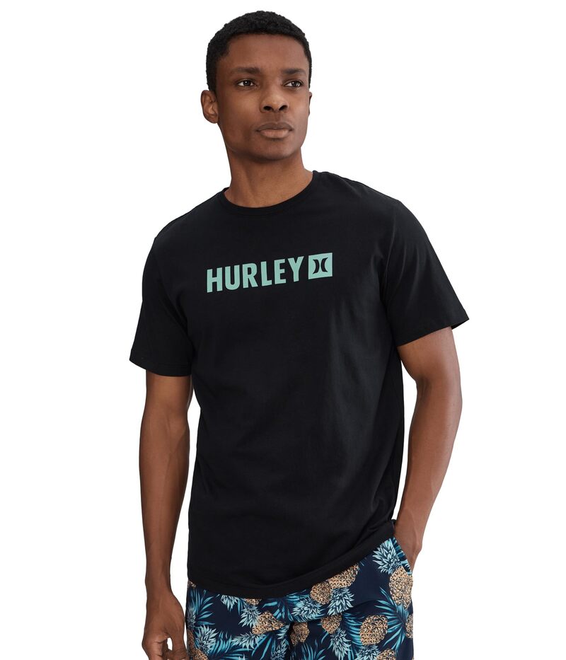 ハーレー メンズ トップス プルオーバー Hurley The Box Short Sleeve Black 黒いこと