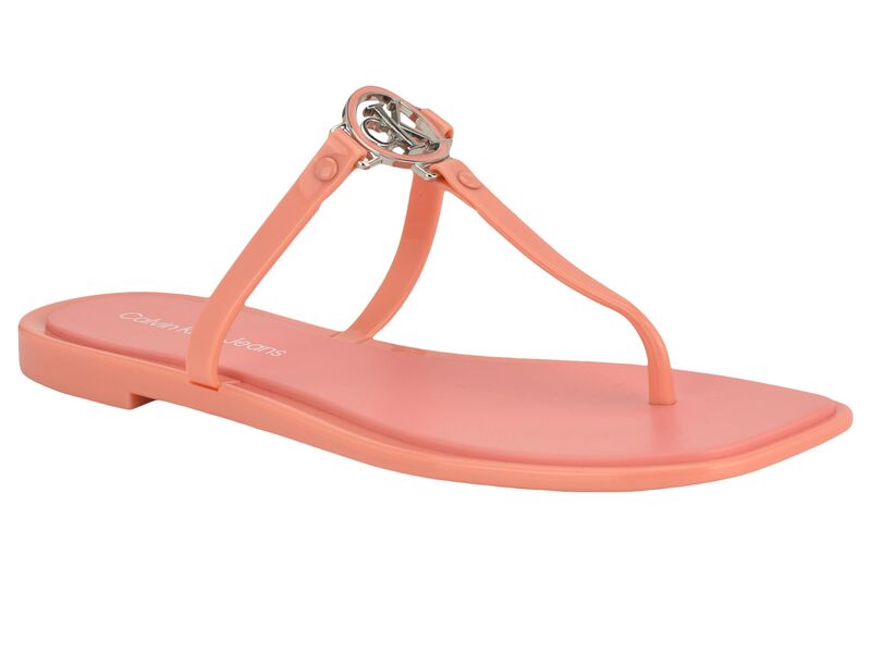 カルバンクライン レディース シューズ サンダル Calvin Klein Ellye Light Pink ピンク｜ReVida 店