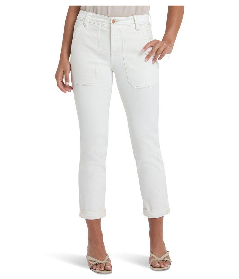 エヌワイディージェイ レディース ボトムス デニムパンツ ヴィンテージ NYDJ Margot Girlfriend in Vintage White ホワイト|ReVida 店
