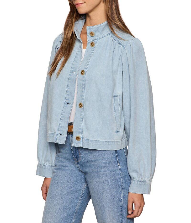 駆け込み寺 レディース アウター 厚地の外套 ジーンズ 上衣 Sanctuary Charlotte Denim Jacket Whisper ジーンズ