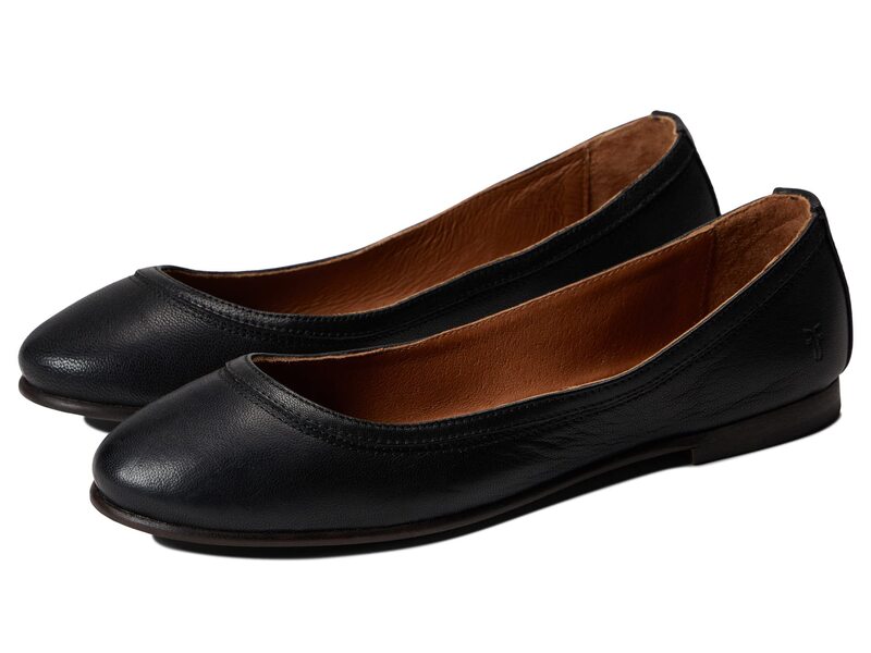 飛球 レディース シューズ サンダル Frye Carson Ballet Black Vintage Veg Tan 黒いこと