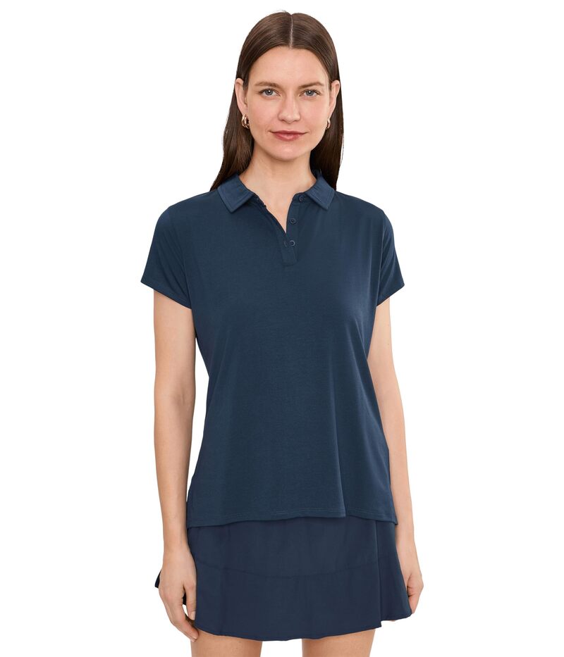 タスクパフォーマンス レディース トップス シャツ tasc Performance Air Polo Classic Navy ネイビー｜ReVida 店 9,605円