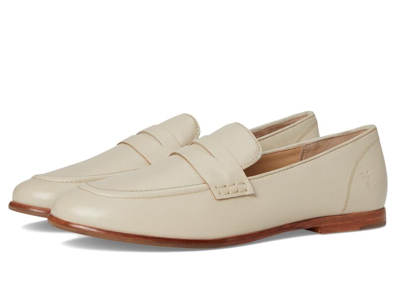 飛球 レディース シューズ スリッポン・ローファー Frye Faith Loafers Ivory 象牙色