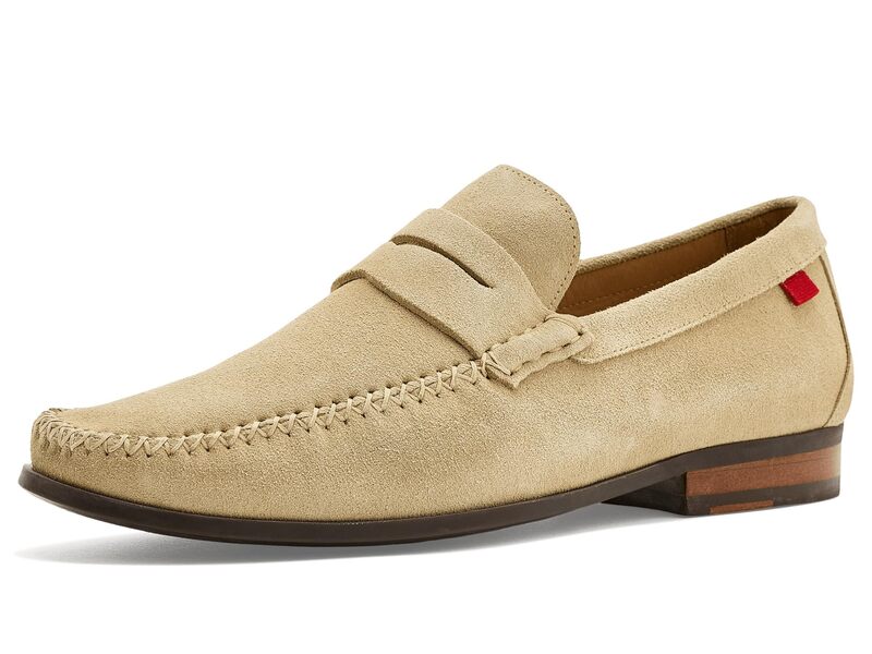 マークジョセフニューヨーク メンズ シューズ スリッポン・ローファー Marc Joseph New York Walker Street Beige Suede ベージュ
