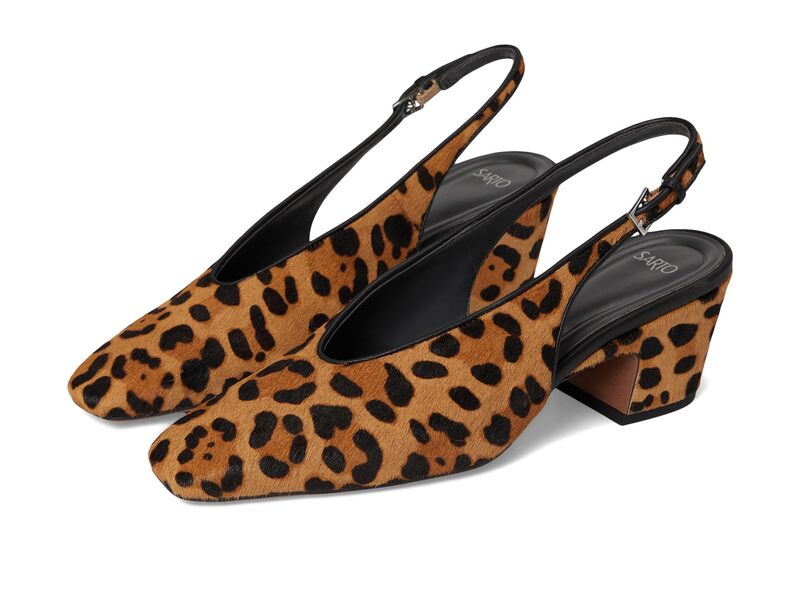 フランコサルト レディース シューズ 踵 Franco Sarto A-Sutton Brown Leopard 赤銅色