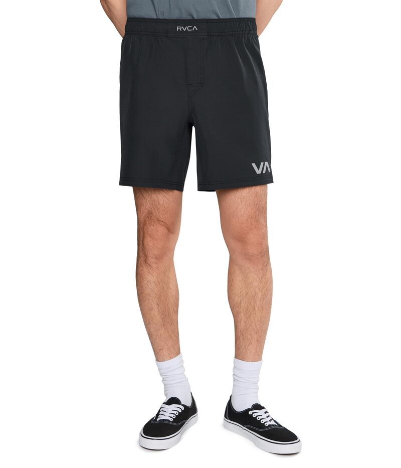 ルーカ メンズ ボトムス 二分の一ズボン下・さる股引き RVCA Scrapper Ii Black 黒いこと