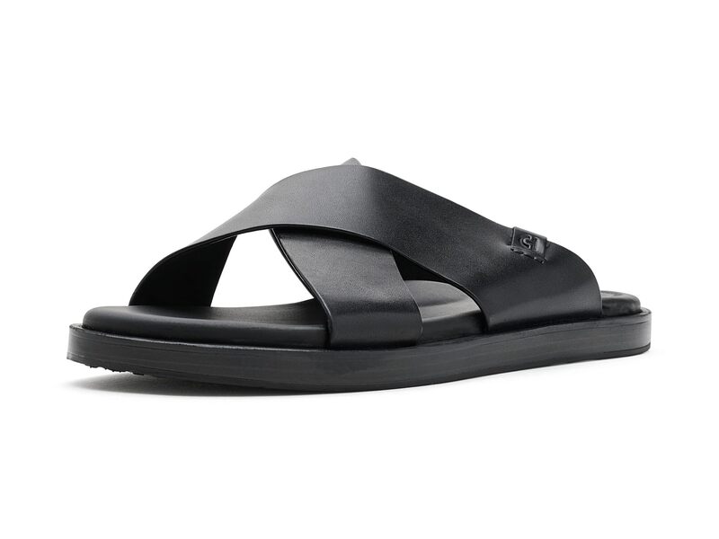 電話を掛けるハーン メンズ シューズ サンダル Cole Haan Grand Neoclassicrosstrap Black 黒いこと