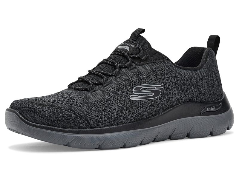 スケッチャーズ メンズ シューズ スニーカー SKECHERS Arch Fit Summits Black/Charcoal 黒いこと