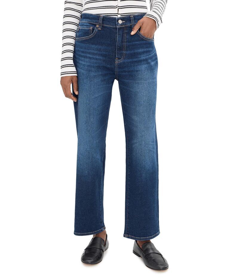 エージーデニム レディース ボトムス ジーンズズボン下 AG Jeans Brinley Mid-Rise Straight Crop インチ Outspoken