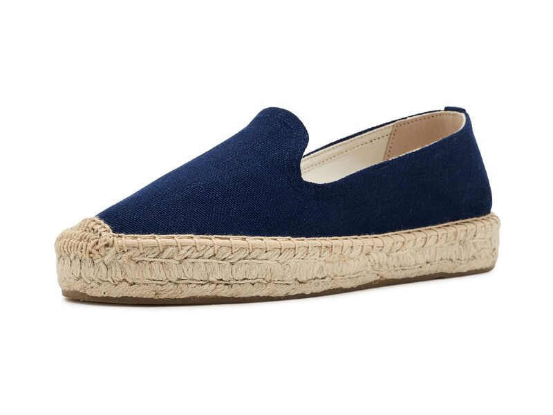 ソルドス レディース シューズ スリッポン・ローファー プラットホーム Soludosmoking Platform Espadrille Armada Blue 青色