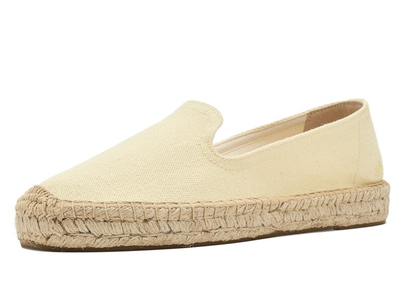ソルドス レディース シューズ スリッポン・ローファー プラットホーム Soludosmoking Platform Espadrille Butter Yellow 黄色