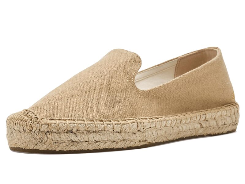 ソルドス レディース シューズ スリッポン・ローファー プラットホーム Soludosmoking Platform Espadrille Safari Brown 赤銅色