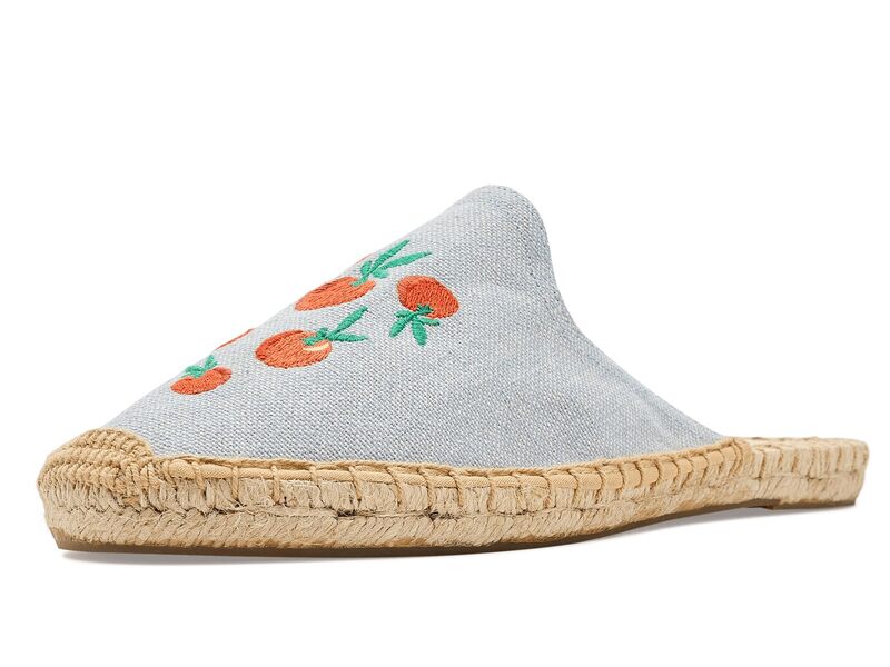 ソルドス レディース シューズ スリッポン・ローファー Soludos Orangesmoking Mulespadrille Dolphin Blue 青碧