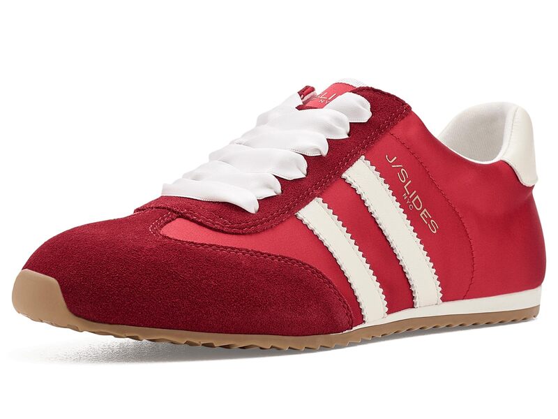 ジェイ横すべり レディース シューズ ブーツ・レインブーツ J/Slides Peggy Red/White 白いこと