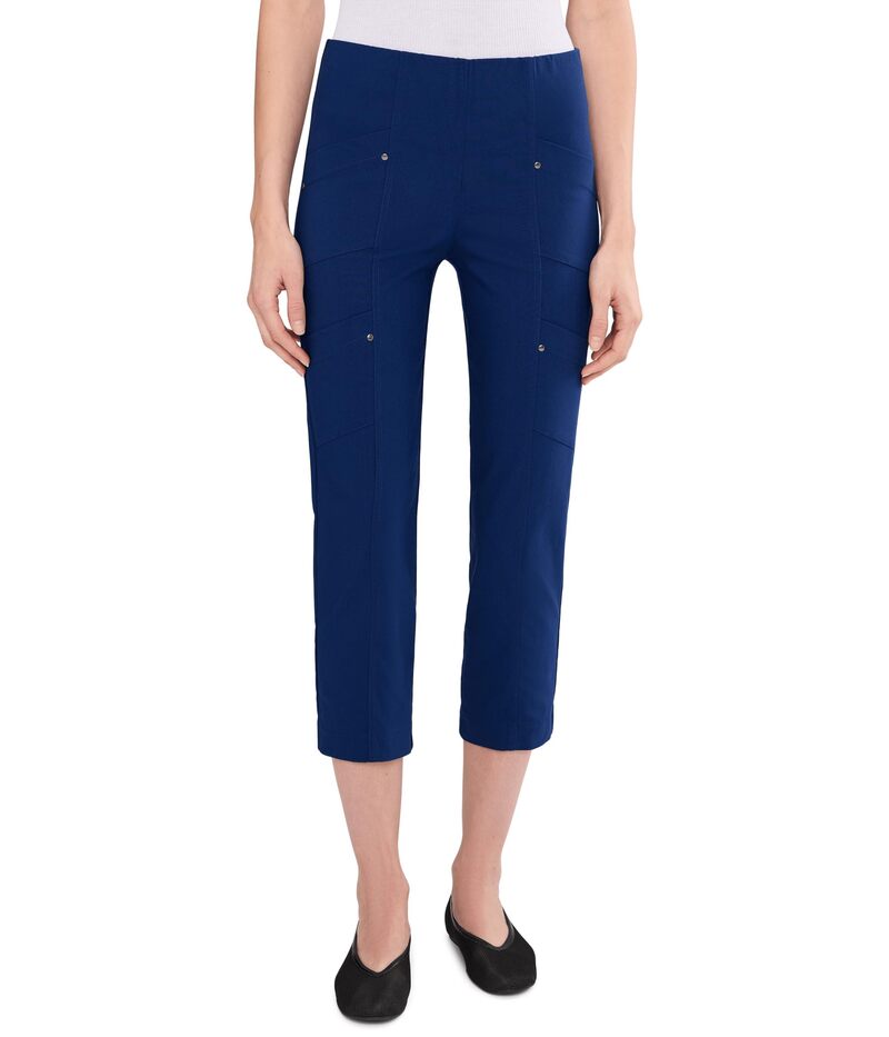 エリオットローレン レディース ボトムス 心地よいズボン下 カーゴパンツ Elliott Lauren Control Stretch Updated Pull-On Crop Cargo Pants French Navy 米国海軍
