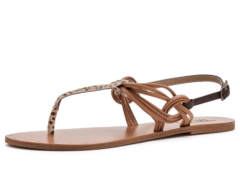 ミア レディース シューズ サンダル MIA MLE-Tazara Natural Cheetah/Tan/Dark Brown 赤銅色