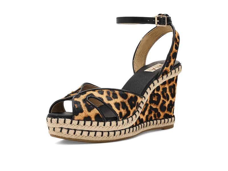ミア レディース シューズ 踵 MIA MLE-Mallorca Leopard Print 毛の荒物