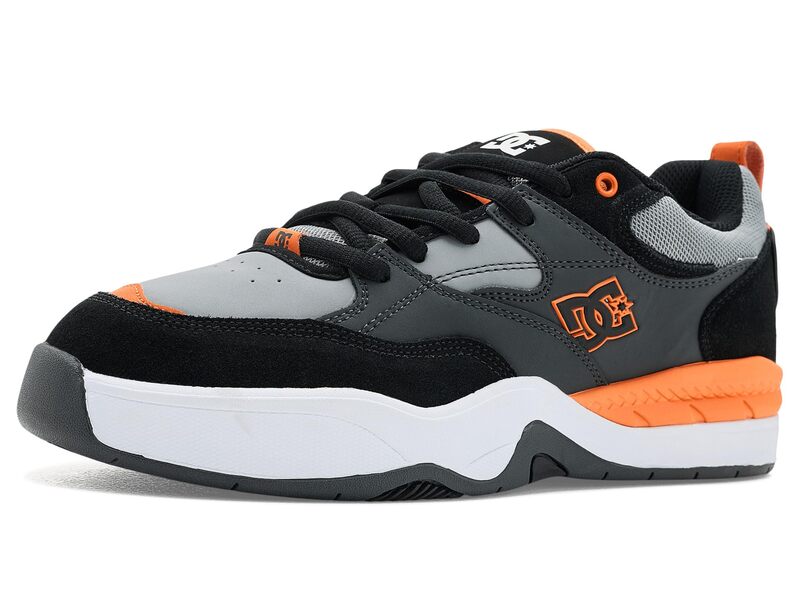 ディーシー メンズ シューズ スニーカー DC Ascendark Grey/Black/Orange 黒いこと