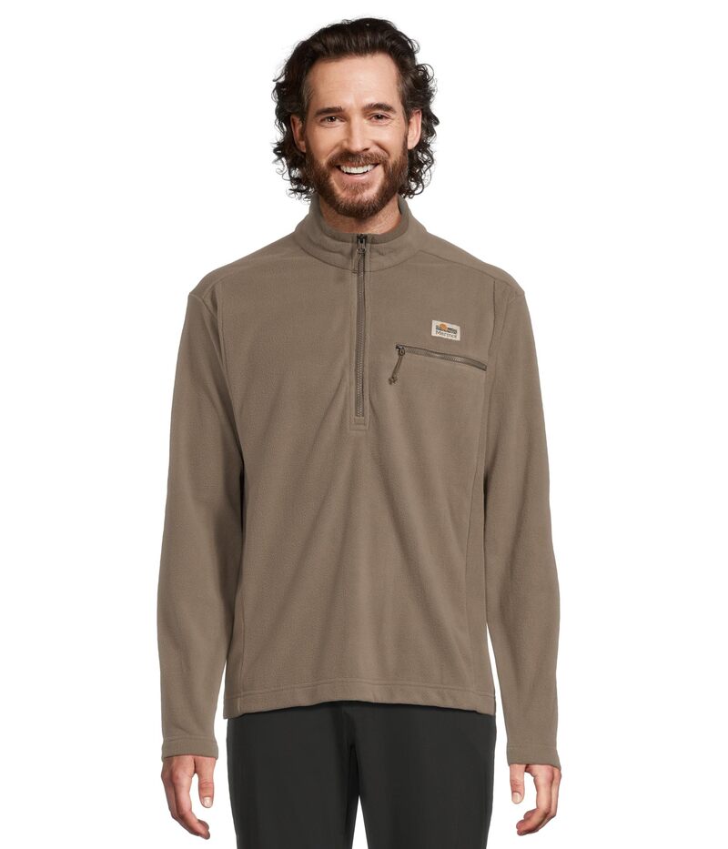モルモット メンズ アウター 厚地の外套 フリース Marmot Upward Fleece Pullover Claystone