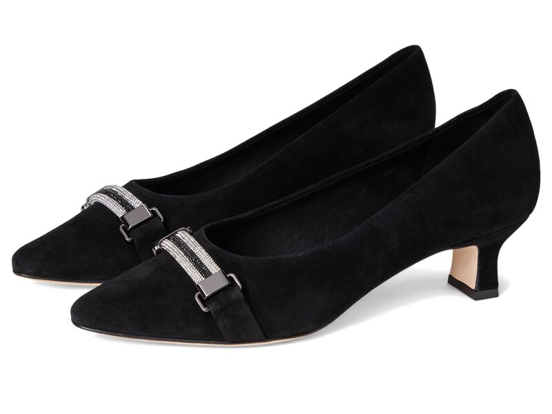 ベネリ レディース シューズ 踵 Vaneli Torey Black Suede 黒いこと
