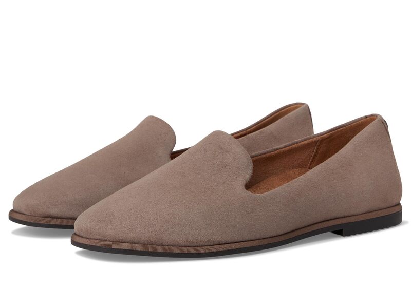 バイオニック レディース シューズ スリッポン・ローファー VIONIC Willa 2.0 Loafer/Moc Shoes Driftwood Suede Leather