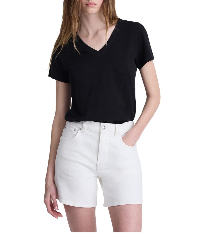 メイドウェル レディース ボトムス ハーフパンツ・ショーツ ヴィンテージ Madewell The Perfect Vintage Mid-Length Shortile White ホワイト|ReVida 店
