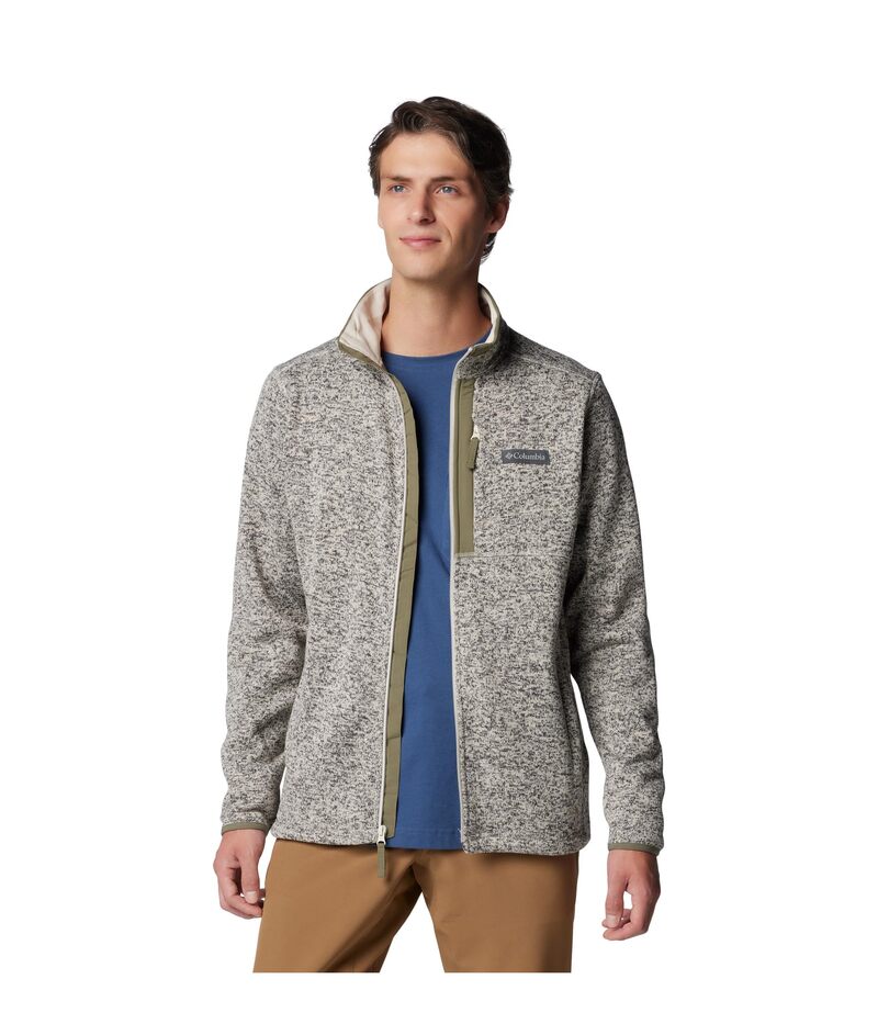 コロンビア メンズ アウター 厚地の外套 プルオーバー Columbia Sweater Weather Full Zip Dark Stone Heather 2 ギョリュウモドキ