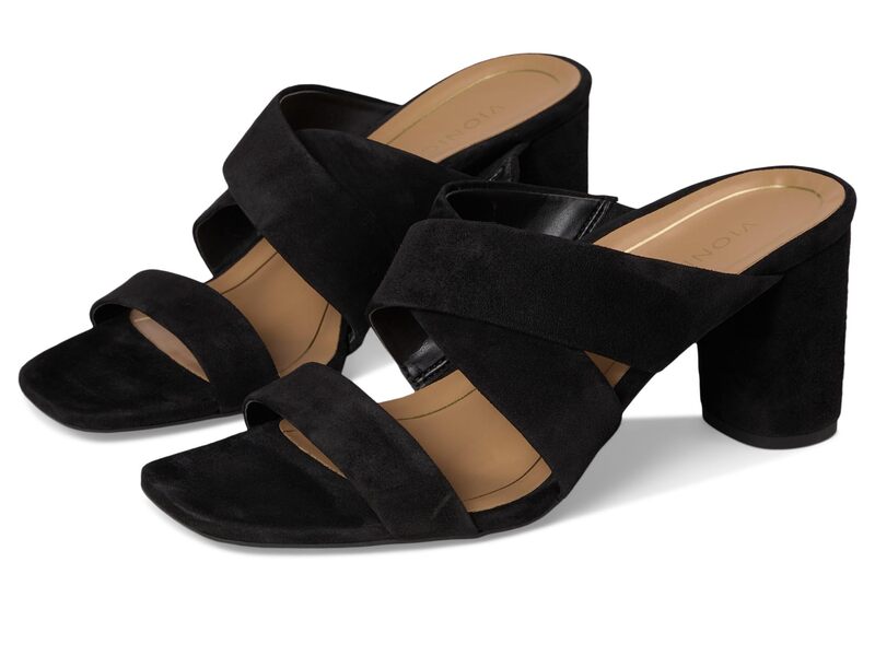 バイオニック レディース シューズ 踵 VIONIC Merlot Black Suede 黒いこと