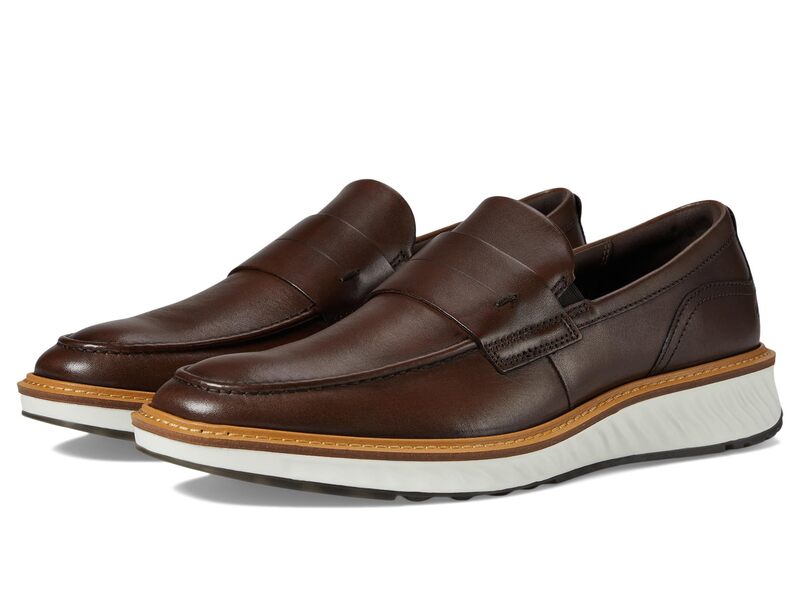 山びこ メンズ シューズ オックスフォード ECCO St.1 Hybrid Cocoa Brown 赤銅色