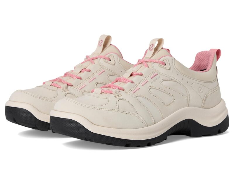 山びこ レディース シューズ ブーツ・レインブーツ なめし革 ECCO Sport Offroad Leather Waterproof Limestone Nubuck/Old Rose