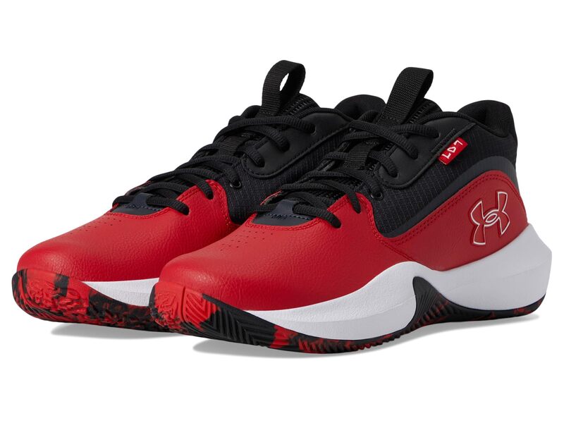 アンダーアーマー メンズ シューズ スニーカー 落ちこむ Under Armour Lockdown 7 Red/Black/Red 黒いこと