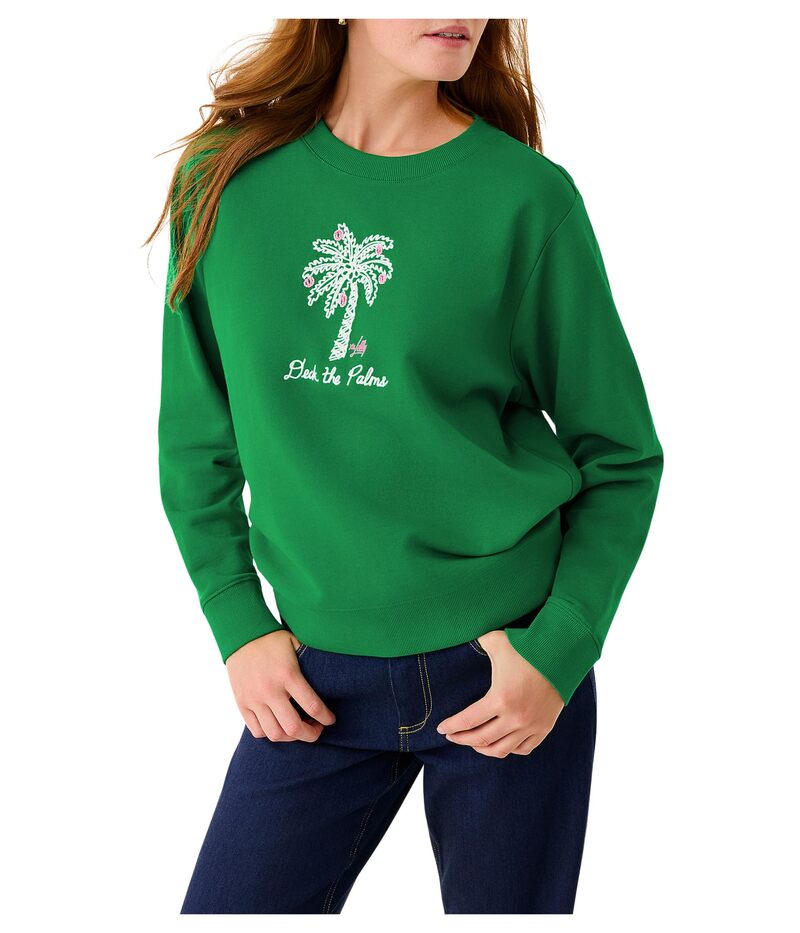 リリーピュリッツァー レディース アウター 編み物・スウェーター 汗水 プルオーバー Lilly Pulitzer Ballad Long Sleeve Sweatshirt Multi Deck The Palms マルチ色合い